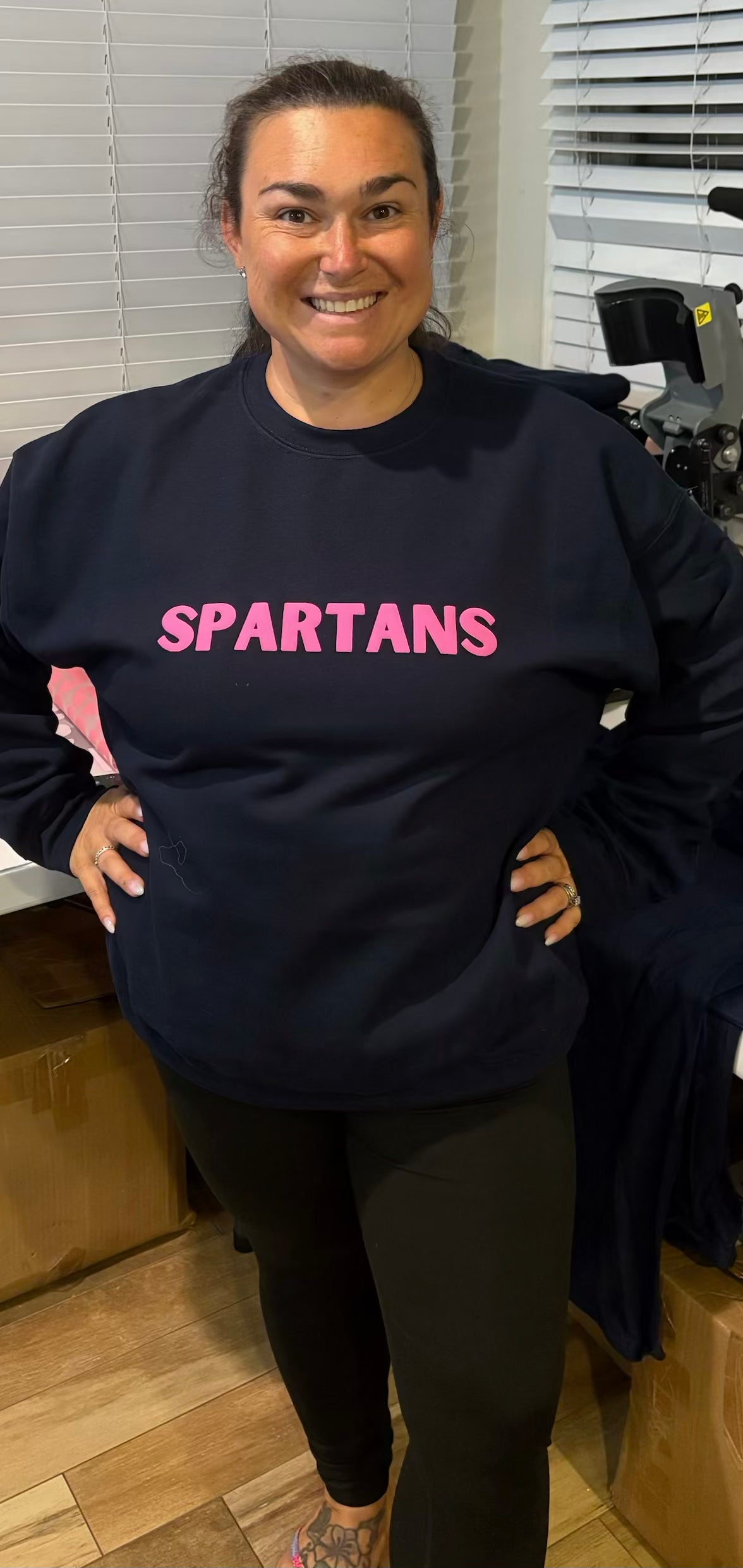 SPARTANS Pink Puff Paint